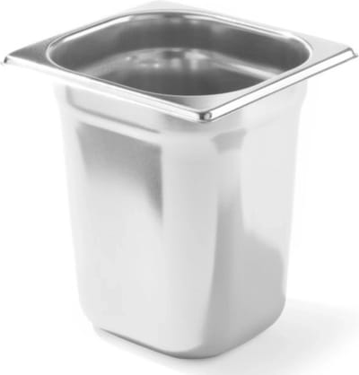 HENDI Gastronormbak – roestvast staal 18/10 – 3,4L – 200mm hoog – stapelbaar