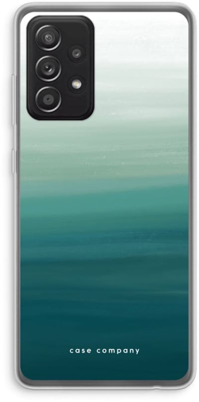 Case Company® - Hoesje geschikt voor Samsung Galaxy A52s 5G hoesje - Ocean - Soft Cover Telefoonhoesje - Bescherming aan alle Kanten en Schermrand