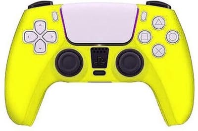 Cover Skin Protect Geschikt voor Playstation 4/PS4 Controller Neon Geel - Playstation 4 Siliconen Skin - Beschermhoes - Playstation 5 Accessoires