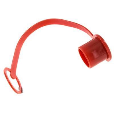 19.7 mm Kunststof Stofbeschermingskap voor insteeknippel met ketting [2 Stuks]