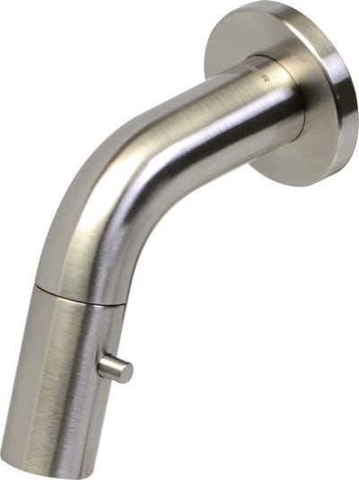 Plieger Lupo 2.0 Toiletkraan – Inbouw fonteinkraan – Wandmodel – Uitloop 10.5 cm – 10 jaar garantie – Geborsteld chroom