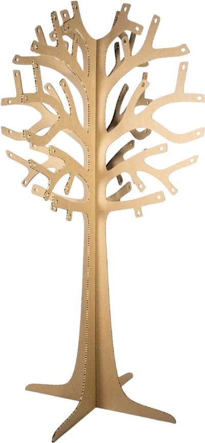 Kartonnen boom met takken 200 cm - Bruin - 115 x 115 x 200 cm - Kartent