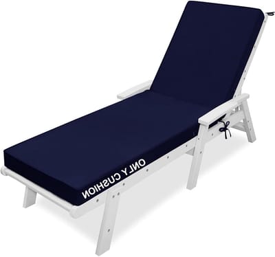 Ligstoel Kussen - Loungestoel Kussen - Buiten Ontspannen - Waterdichte Hoes - 183x53x10cm - Nr. 4
