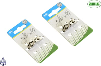 AMIG – Simplex Staaldraadklem 3mm – 4 stuks – Marine Kwaliteit RVS AISI 316