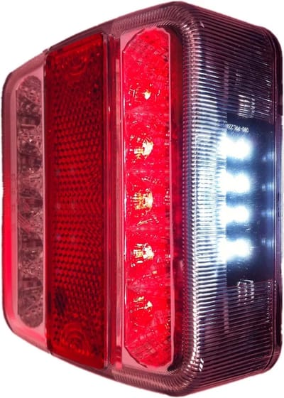 VCTparts® Aanhanger Achterlicht 4 functies 98x105mm 14 LED