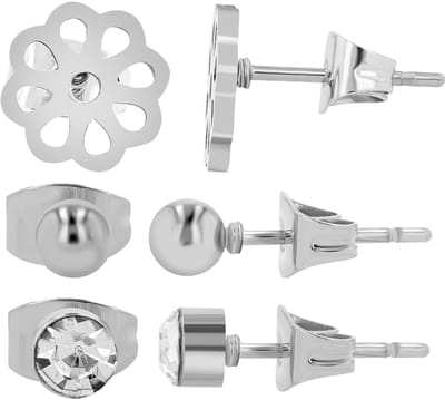 AKZENT Akzent dames oorbel Oorknopjes oorbellen Edelstahl zilver dames waterbestendig