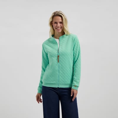 MGO Francis Dames - Outdoorvest - Fleece voering - Mintgroen