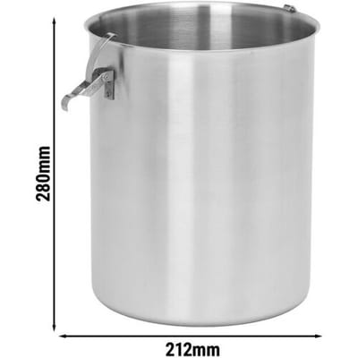 GGM Gastro Edelstahlbehälter für Saucenspender - 8 Liter