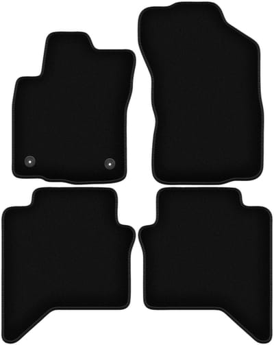 BASIC zwarte velours matten voor: Toyota Hilux VIII pick-up (2015-)