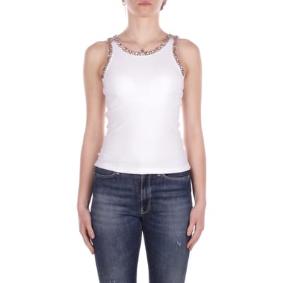 John Richmond T-shirt en Polo Bianco