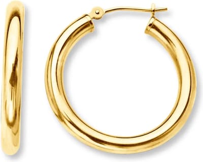 Lajetti - Oorbellen Ringen Dames 4,5 cm - Stainless Steel Gold plated
