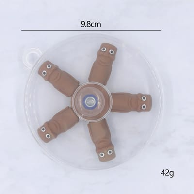 Brainrot Fidget Toys Hand Spinner EDC Sensorisch Antistress Speelgoed Haai Tung Tung Sahur Speelgoed Stressverlichting voor Volwassenen Verjaardagscadeaus gray