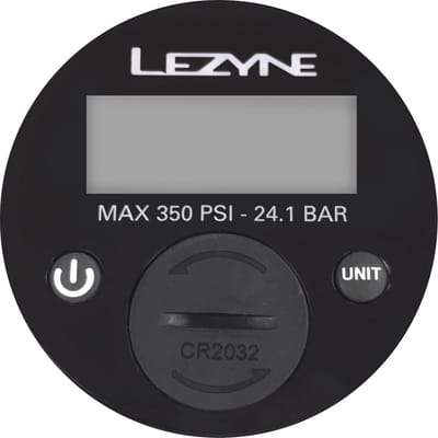 Lezyne 350 PSI Digital Gauge 2.5 Inch - Vervangingsmanometer voor alle vloerpompen - Inclusief lijm en o-ring - Zwart