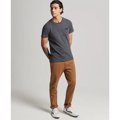 Superdry Essential Logo T-shirt Donkergrijs Grootte: S