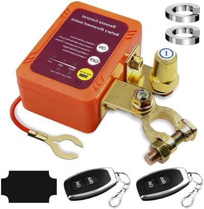 Draadloze Afstandsbediening Auto Accu Uitschakelaar: 12V 240A, LED Display, Anti-Diefstal, Veiligheidskill Switch voor Auto's