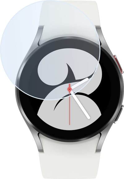 Screenprotector Geschikt voor Samsung Galaxy Watch 4 44 mm - Extra Sterk - Tempered Glass - Gehard Glas - Beschermglas Screen Cover - Bescherm Protector voor Smartwatch