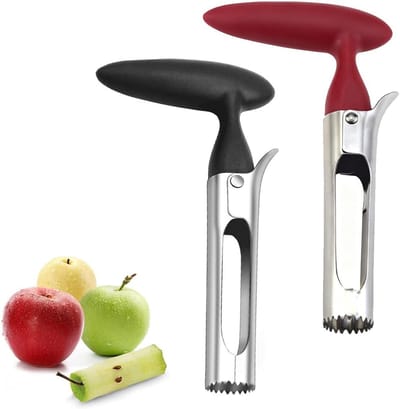 Set van 2 Appelpitters - Effectieve Appelzaad Verwijderaars met ABS Handvat voor Fruit en Groenten
