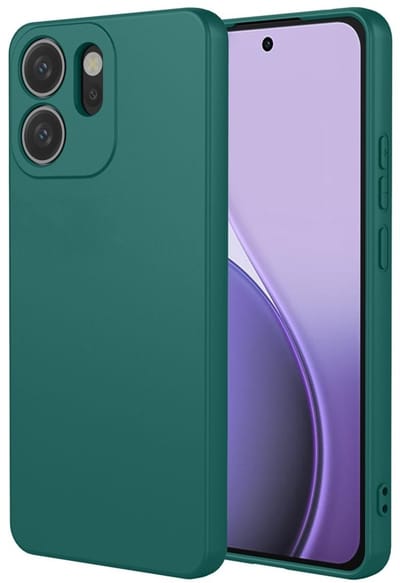 Coverup Hoesje - Geschikt voor OPPO Reno14 F / FS Hoesje - Coverup Colour TPU Back Cover - Donkergroen