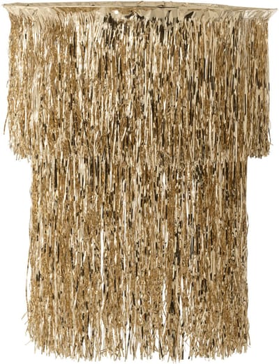 J-Line lampenkap Kandel Frankes Vinyl - kunststof - goud - small