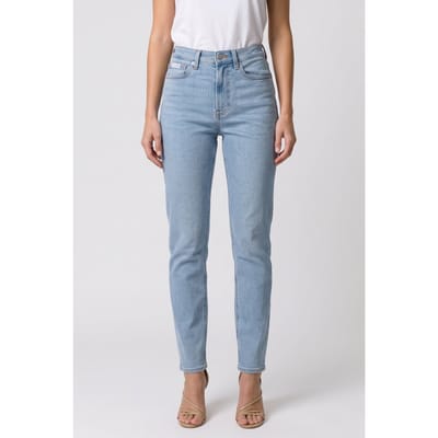 Calvin Klein Eu New Mom Jean Blue Rain Taglia: W26 | Pantaloni Outlet | Donna | Blu