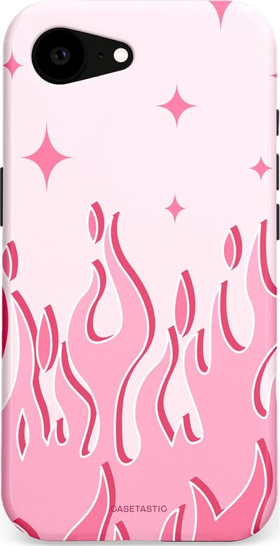 Casetastic Hoesje Geschikt voor Apple iPhone 16e Magsafe - Stijlvolle Beschermende Duo-layer Case - Twinkelvuur