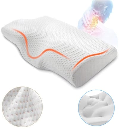 Kussen Van Traagschuim - Ergonomisch Hoofdeinde Van Het Bed - Orthopedisch Nekkussen - Nekkussen - Slaapkussen Voor Nek- En Schouderpijn