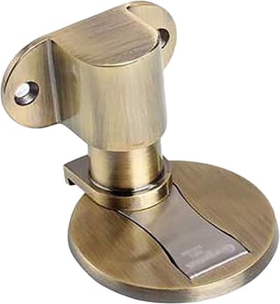Deurstopper Magnetisch - Deurhouder Deurvanger - Voorkom Deurschade - Roestvrij Staal - 10mm Hoogte - Groen Brons