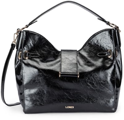 L.CREDI schoudertas Sandri Shoulder Bag Black zwart