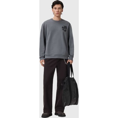 AllSaints Orlando Crew Hazed Grey Taglia: S | Maglioni a maglia Outlet | Uomo | Grigio