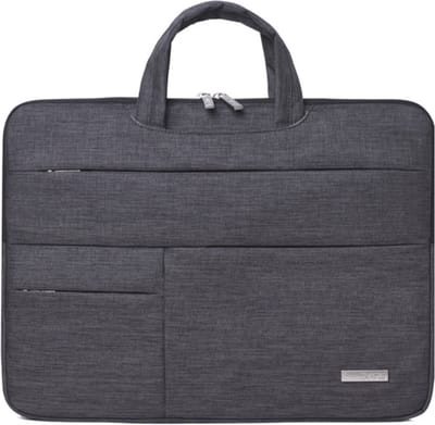 Canvas Artisan Laptoptas 14 inch - Laptophoes - Donkergrijs