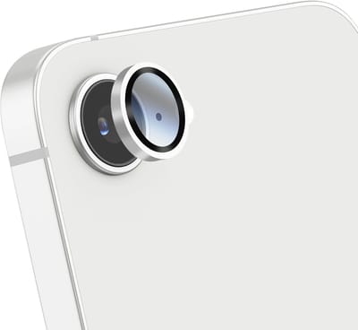 Zanae, Verre Trempé Caméra Geschikt Voor iPhone 16 Fotokwaliteit Ongewijzigd, Zilver