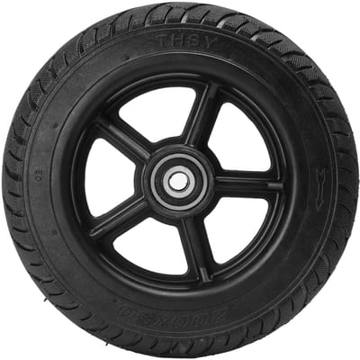 Elektrische Scooter Band 8 Inch Anti-Slip Schokabsorberend Explosiebestendig Massief Scooter Voorwiel Naaf Band black