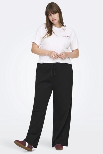 ONLY Carmakoma Broek met wijde pijpen CARSCARLETT Wide fit Broek