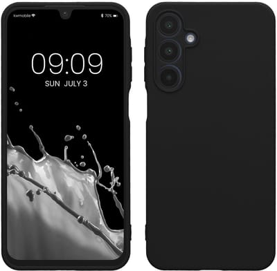 kwmobile telefoonhoesje geschikt voor Samsung Galaxy A16 5G - Hoesje voor smartphone - Precisie camera uitsnede - In zwart