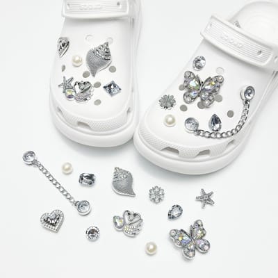 Schoenaccessoires-geschikt voor crocs charms- geschikt voor crocs pins- geschikt voor crocs Accessoires- geschikt voor Crocs Jibbitz-CJ-290 ketting zee schroef vlinder