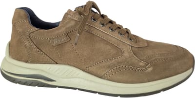 Sioux 12436 713 J Sneakers Bruin Leer en Suede Heren - Bruin - 42
