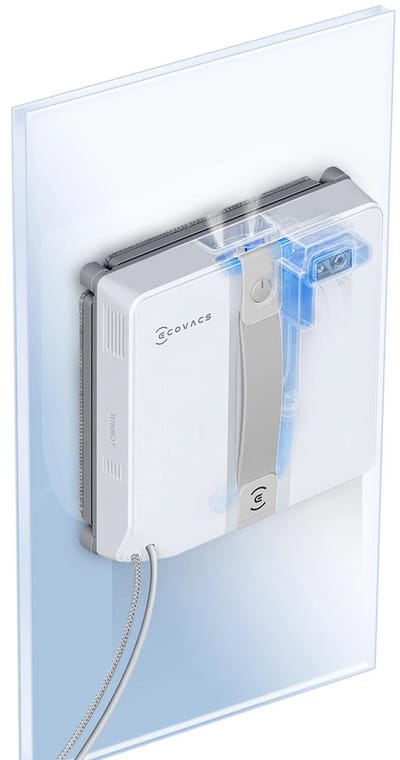 Lunekiss Raamreiniger Robot 7500Pa – Ruitenreiniger voor Glas & Muur – Ultrasoon Verneveling – Randreiniging – 3 Modi – 63 dB