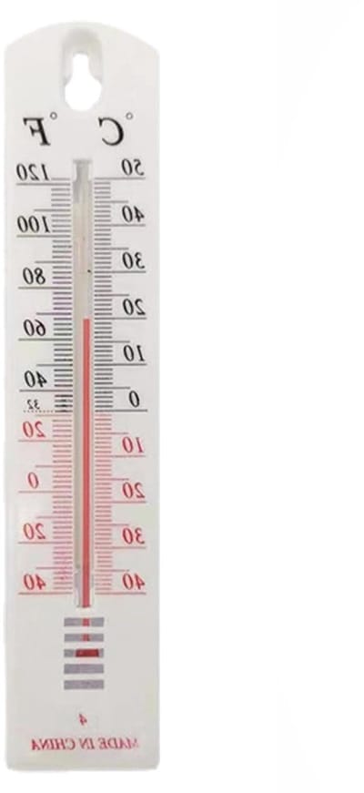 Kamertemperatuur Monitor - Binnen Buiten - Omgeving Checken - Nauwkeurige Meting - 21.3 cm - Wit