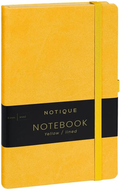 Geel Notitieboek A5