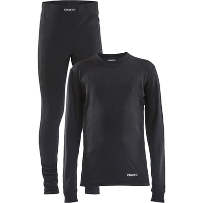 Craft Core Dry Baselayer Thermoset Kids - Zwart - Maat 134