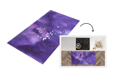 Keukenloper - Loper keuken - Manta - Ruimte - Kleuren - 120x60 cm - Keukenloper vinyl