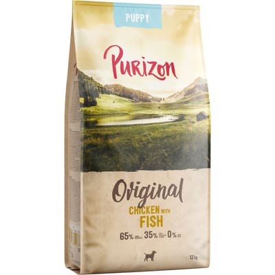 Purizon Puppy Kip met Vis - graanvrij - Nieuw Receptuur: Dubbelpak: 2 x 12 kg