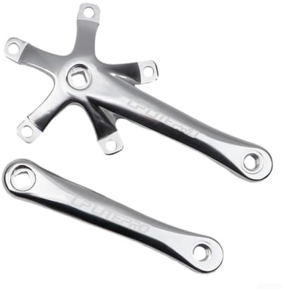 Dailygoods- Crankstel Lichtgewicht 170mm - Kettingblad 50-58t - CNC Gefreesd AL6061 Aluminium - Compatibel met 9/10/11spd - Duurzaam - Geschikt voor Racefietsen/Ebikes - Fiets Crank