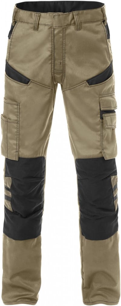 Fristads Broek 2555 Stfp - Khaki/Zwart - C48