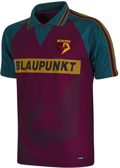 COPA - Watford FC Uitshirt 1995/96 Retro Voetbalshirt - Heren - Rood - L