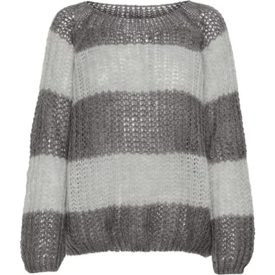 Gestreepte trui met ronde hals en lange mouwen voor dames Pulz Jeans Peyton