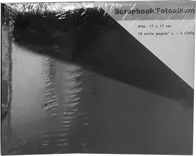 Scrapboek / Fotoalbum 10 pagina's Zwart