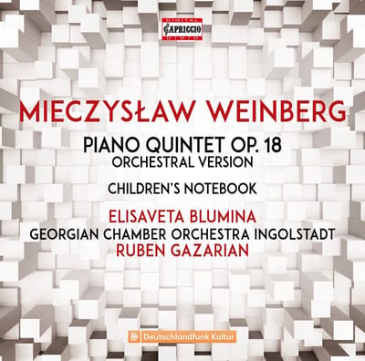Elisaveta Blumina, Chamber Orchestra Of Georgia, Ruben Gazarian - Weinberg: Piano Quintet Op. 18 | Children's Notebook (CD)