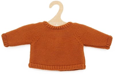 Asi poppenkleding warme gebreide blouse multicolor voor poppen.