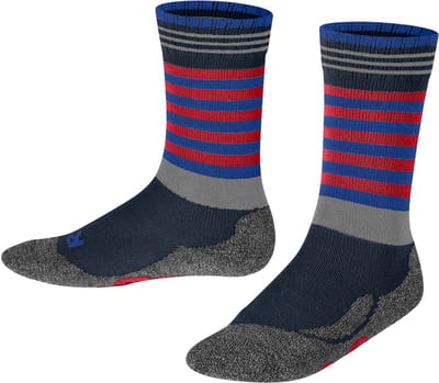 FALKE Active Frog dik ademend wol functioneel materiaal sokken kinderen blauw - maat 23-26